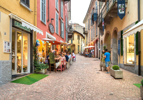 Markt in Luino / Italien